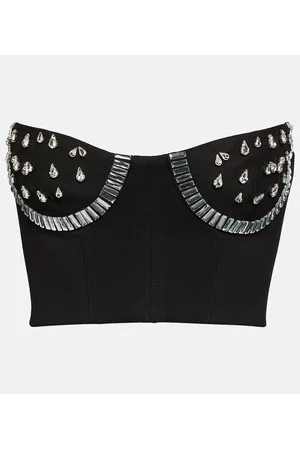 AREA Bustier con cristalli