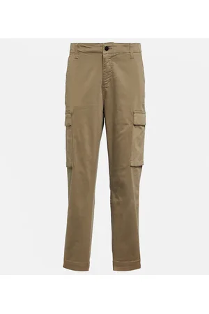 AG Jeans Pantaloni cargo cropped in misto cotone