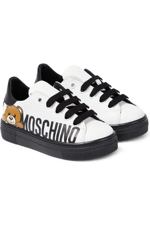 Moschino Sneakers in pelle con logo