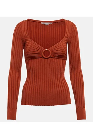 Stella McCartney Top in maglia a coste