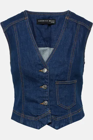 VERONICA BEARD Gilet di jeans Valeria