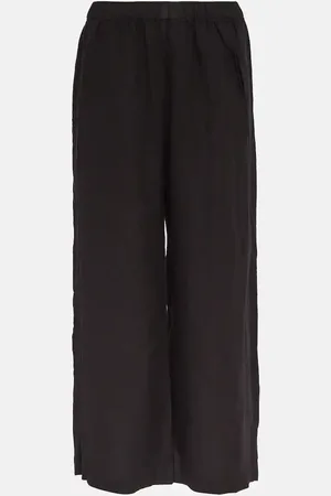 Velvet Pantaloni Lola a gamba larga in lino