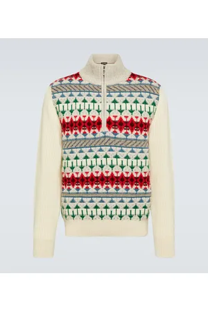 Loro Piana Pullover Noel Fair Isle in cashmere