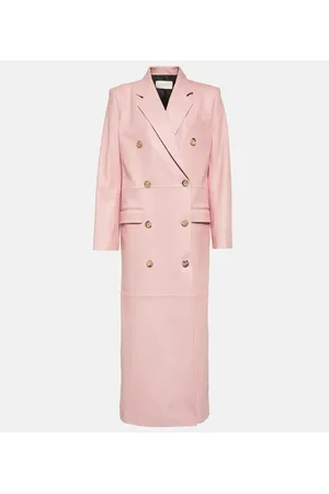 MAGDA BUTRYM Cappotto doppiopetto in pelle