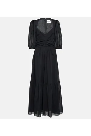 Marant Etoile Abito lungo Leoniza in cotone