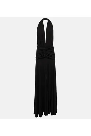 Alaïa Alaïa Abito lungo con scollo all’americana