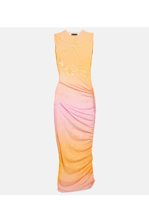 Louisa Ballou Abito midi con ruches