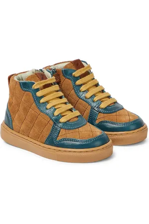 Petit Nord Sneakers in suede matelassé