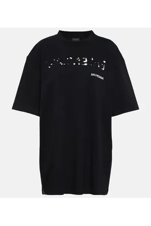 Balenciaga T-shirt in jersey di misto cotone