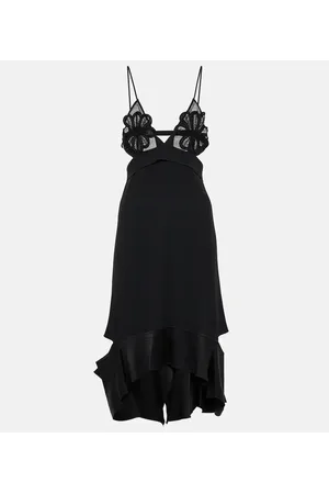 Victoria Beckham Abito midi con volant