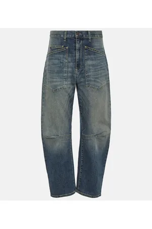 NILI LOTAN Jeans Shon a vita alta e gamba larga