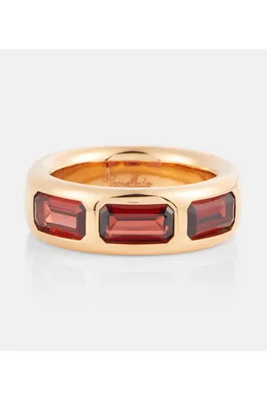 Pomellato Anello Iconica in oro rosa 18kt con pirope
