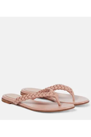 Gianvito Rossi Sandali infradito Tropea in pelle