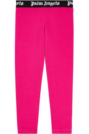 Palm Angels Leggings in jersey di misto cotone
