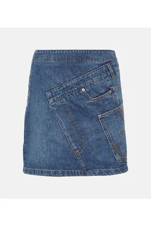 J.W.Anderson Minigonna asimmetrica di jeans