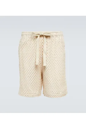 COMMAS Shorts in misto cotone con occhielli