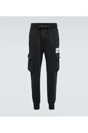 Dolce & Gabbana Pantaloni cargo tapered con logo