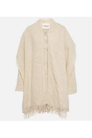 Marant Etoile Cappotto Faty in misto lana con sciarpa
