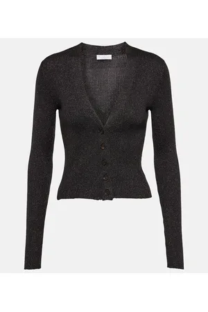 Brunello Cucinelli Cardigan in misto cashmere e seta