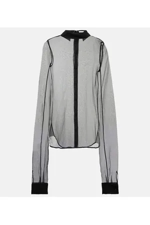 The Row Blusa Alastor in organza di seta