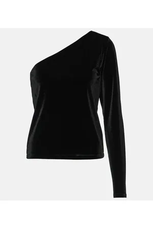 Ralph Lauren Top monospalla in velluto
