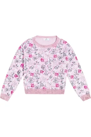 MONNALISA X Chiara Ferragni - Pullover in misto lana con stampa