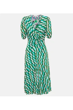 Diane von Furstenberg Miniabito Koren con stampa