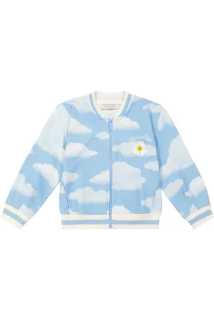 MONNALISA Felpa in misto cotone con zip e stampa