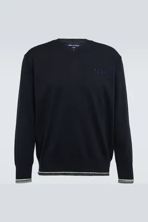 Comme des Garçons Comme des Garçons Homme Felpa in cotone con ricamo