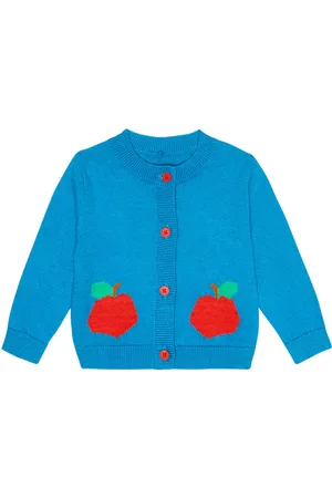 Stella McCartney Baby - Cardigan in cotone con intarsio