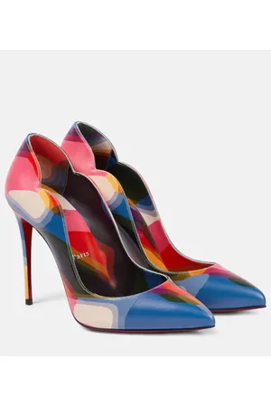 Christian Louboutin Pumps Hot Chick 100 in pelle con stampa