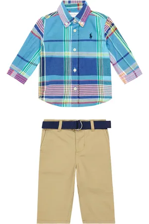Ralph Lauren Baby - Camicia e pantaloni in cotone