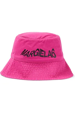 Maison Margiela Cappello da pescatore in cotone con logo