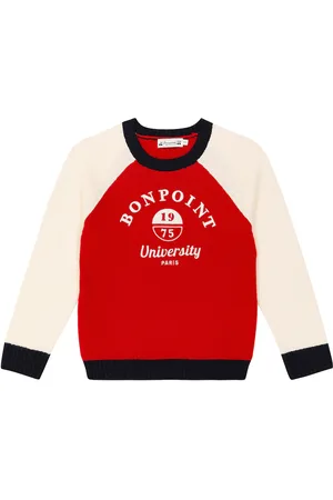 BONPOINT Pullover Damian in lana con ricamo