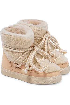 INUIKII Stivaletti Curly in shearling e suede
