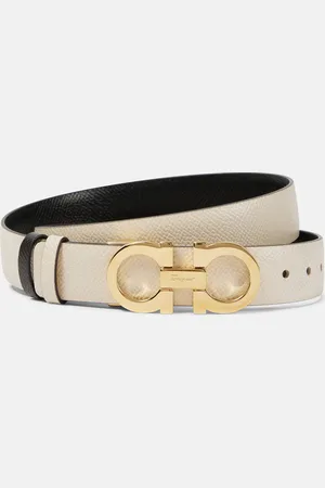 Salvatore Ferragamo Cintura reversibile Gancini in pelle
