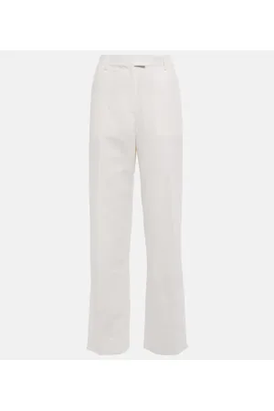 AYA MUSE Pantaloni Polaris in cotone e lino