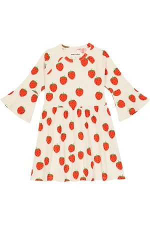 Mini Rodini Abito in misto cotone con stampa