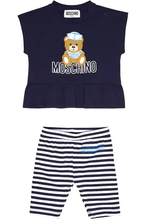 Moschino Baby - T-shirt e leggings in misto cotone
