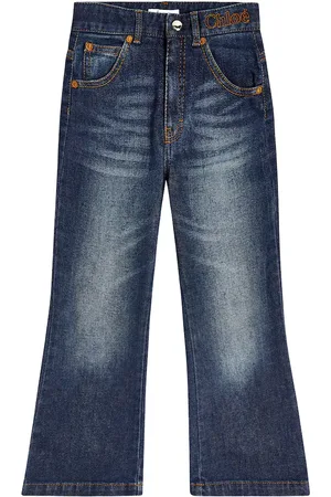 Chloé Chloé Kids Jeans regular con ricamo