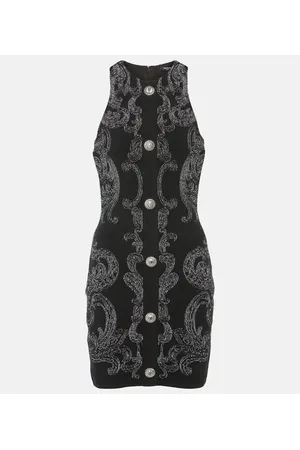 Balmain Abito mini in jacquard con Lurex®