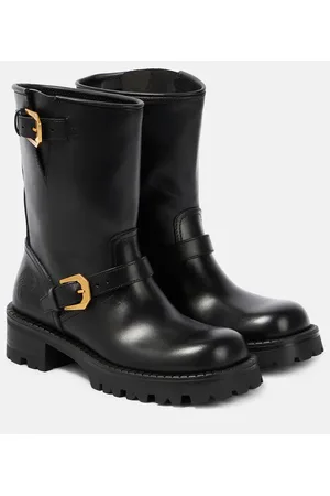 VERSACE Stivaletti in pelle