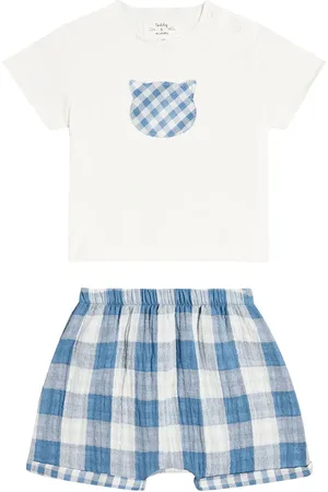 Il gufo Baby - T-shirt e shorts in cotone