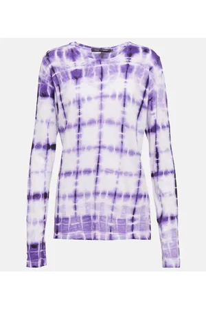 Proenza Schouler Top tie-dye in cotone