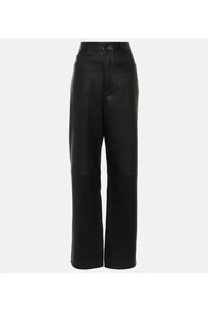 WARDROBE.NYC Pantaloni a gamba larga in pelle