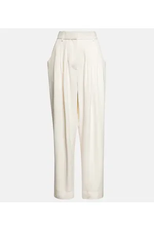 CO Pantaloni a vita alta n pieghe