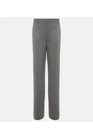 Loro Piana Pantaloni a gamba larga in cashmere