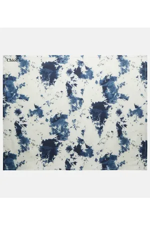 Chloé Chloé Sciarpa tie-dye in lino