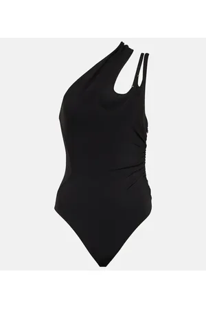 MUGLER Body asimmetrico in jersey