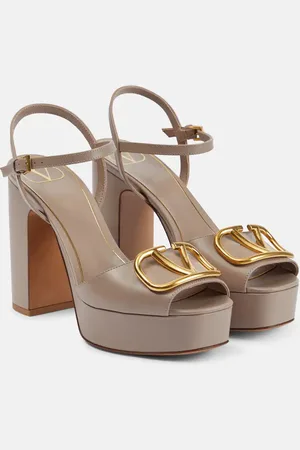 VALENTINO GARAVANI Sandali in pelle con plateau